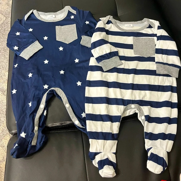 Other - NWT Set of 2, 1-3 month, baby sleepers. Baby boy.